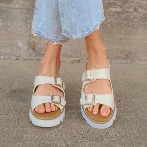BC Footwear Hand to Hold Vegan Platform Sandals